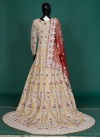 Sensible Banarasi Faux Georgette Bridal Designer Gown - 4